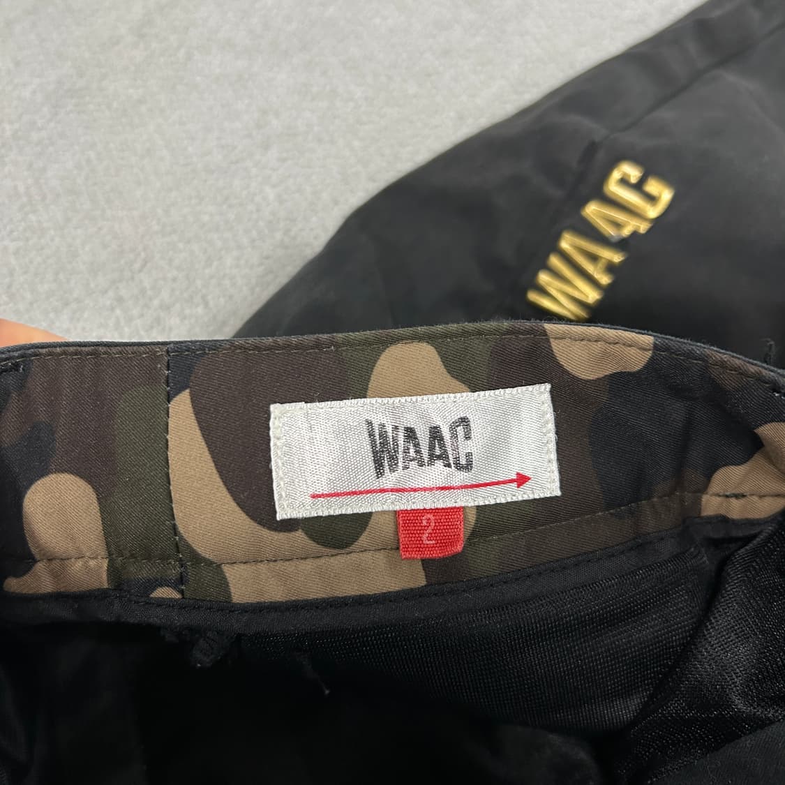 WAAC 블랙 면바지  상품이미지4