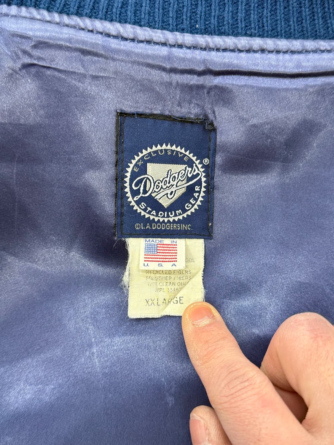 la 다저스 90s 월드 챔피언스 시리즈 바시티 자켓 상품이미지7