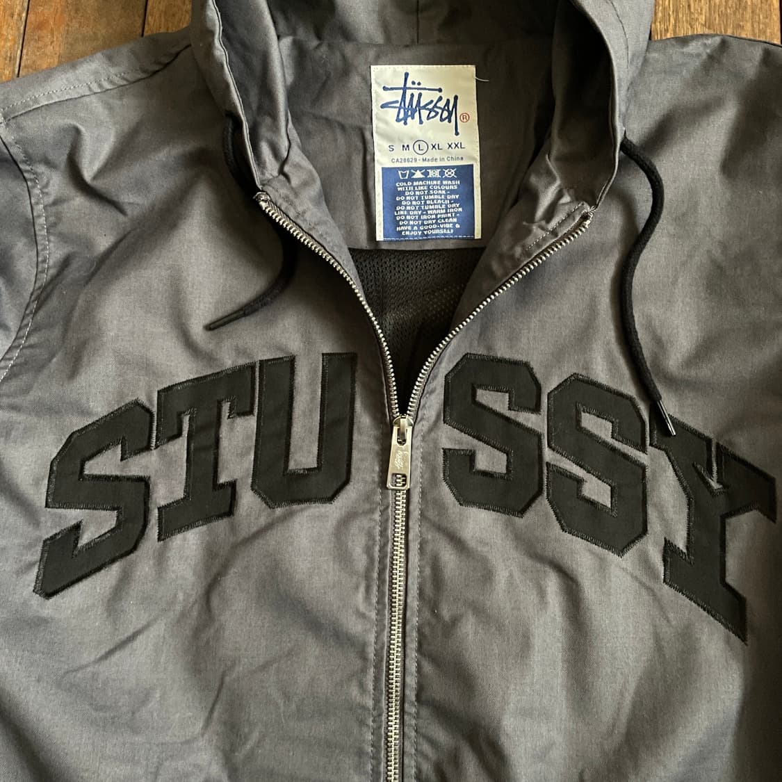 90-2000s 스투시 OG 아치 로고 자켓 상품이미지3