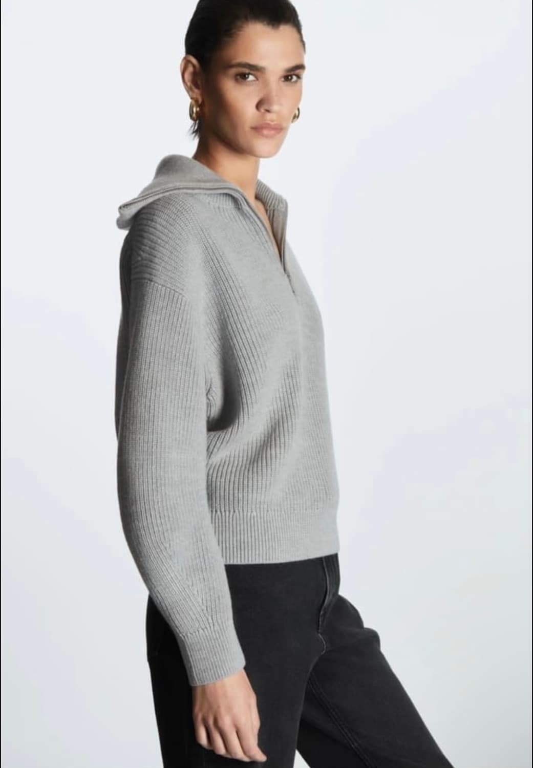 코스 반집업 니트 상품이미지3