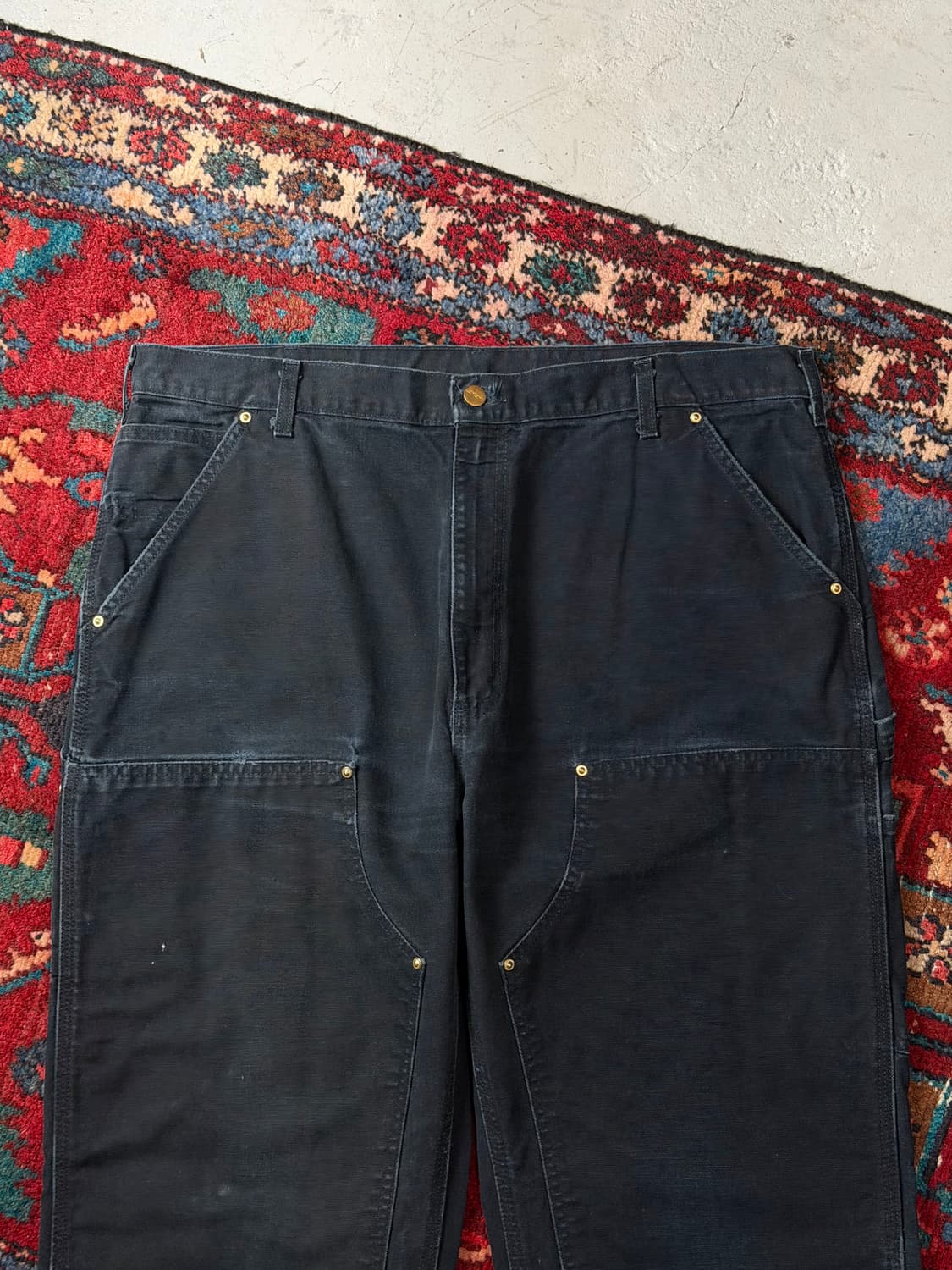 OG 칼하트 더블니 블랙 칼하트 썩블니 카펜터 상품이미지5