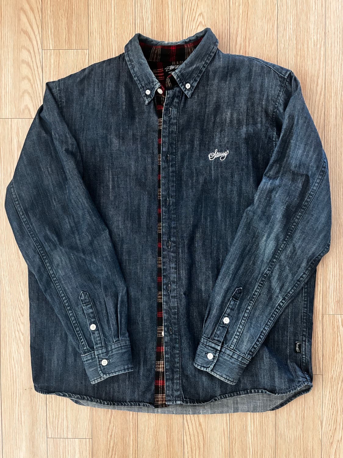 스투시 재팬라인 데님셔츠 상품이미지1