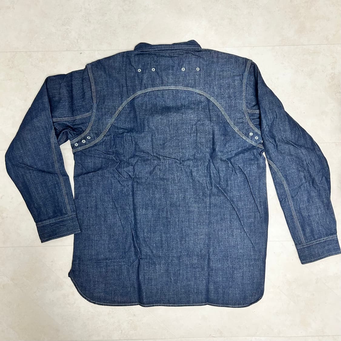 [새상품 2XL] 브론슨 데님 워크 셔츠 상품이미지2