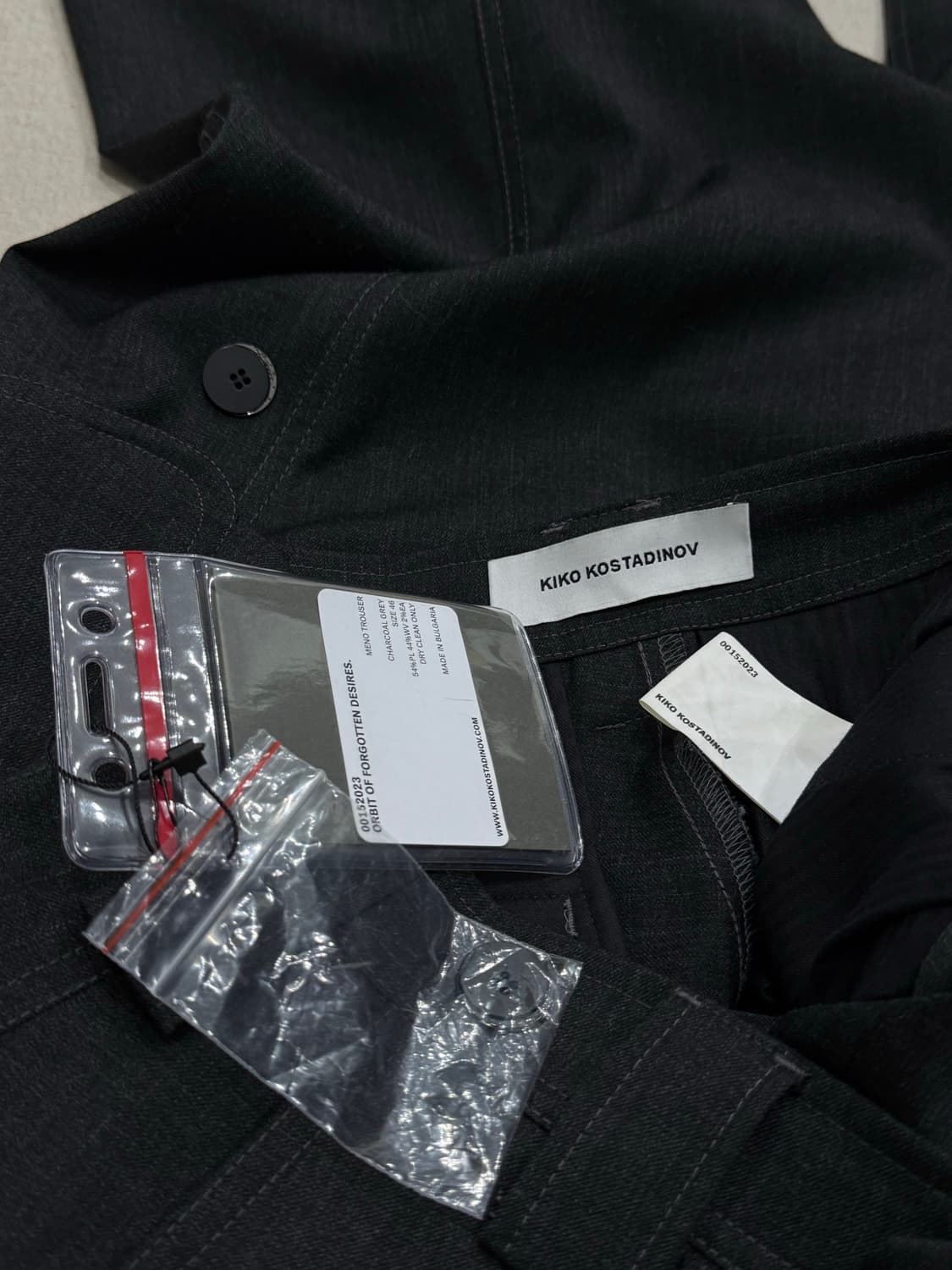 키코코스타디노브 MENO 트라우저 차콜 상품이미지7