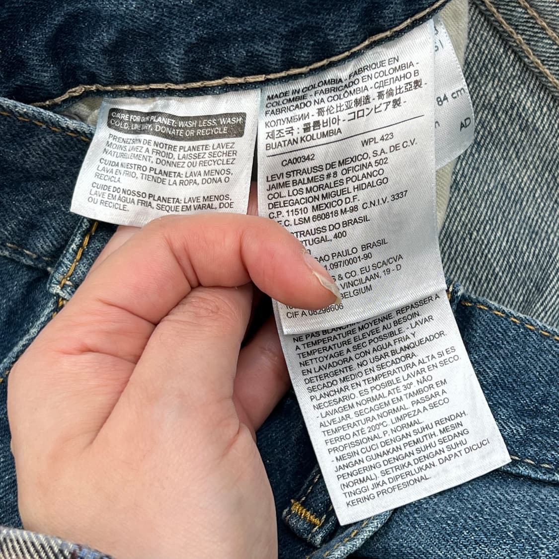 리바이스 527 부츠컷 데님팬츠 r2537 상품이미지7