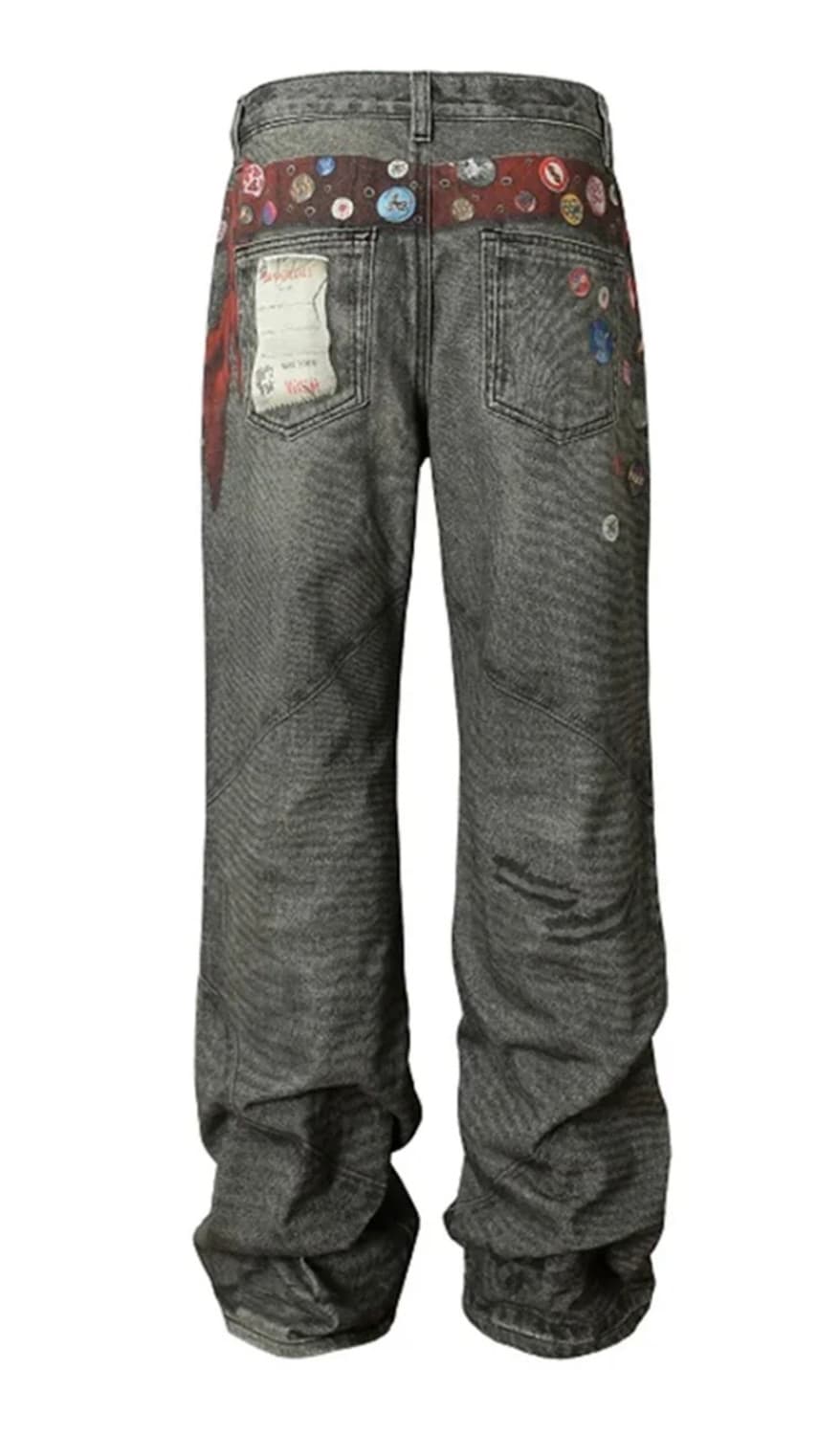 Yadcrew logo 3d 프린팅 데님팬츠 상품이미지2