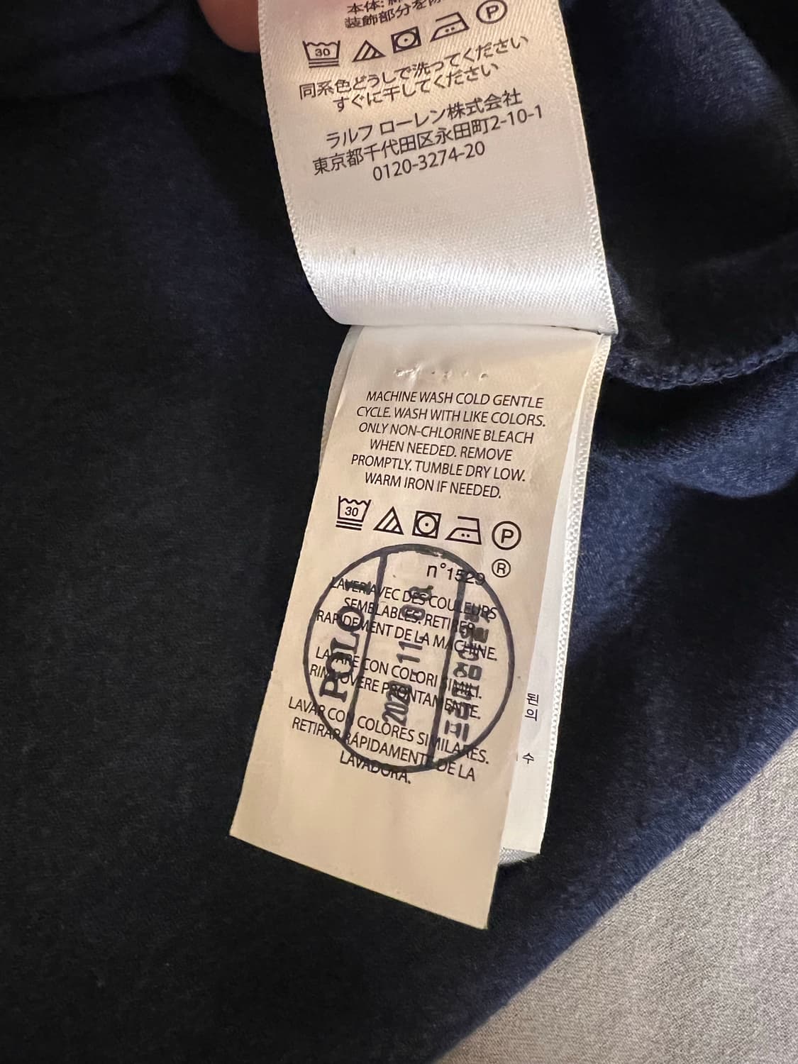 폴로 랄프로렌 긴팔 카라티 피케이티 커스텀슬림 S 상품이미지5