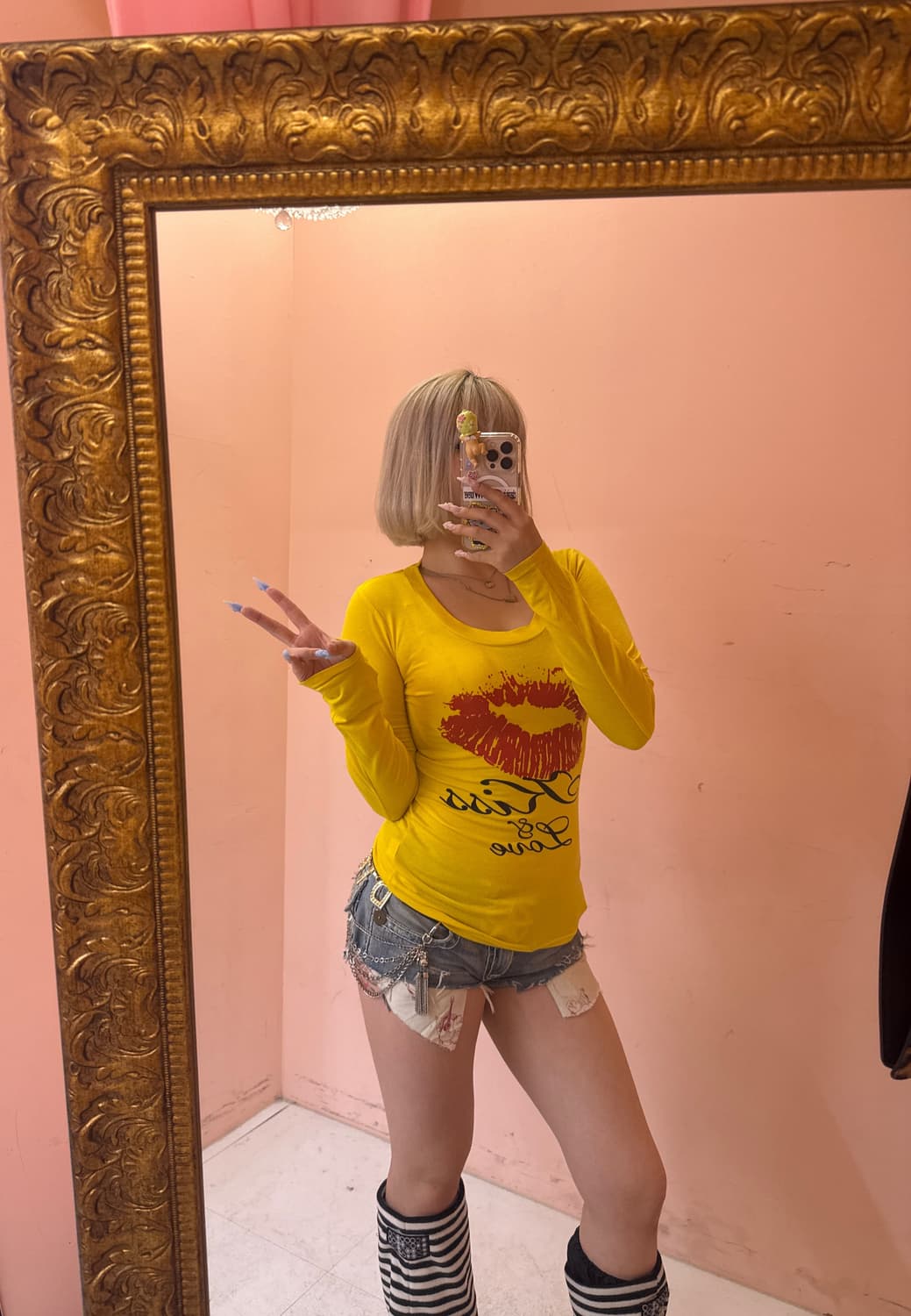 갸루레드입술 Tshirt 상품이미지2