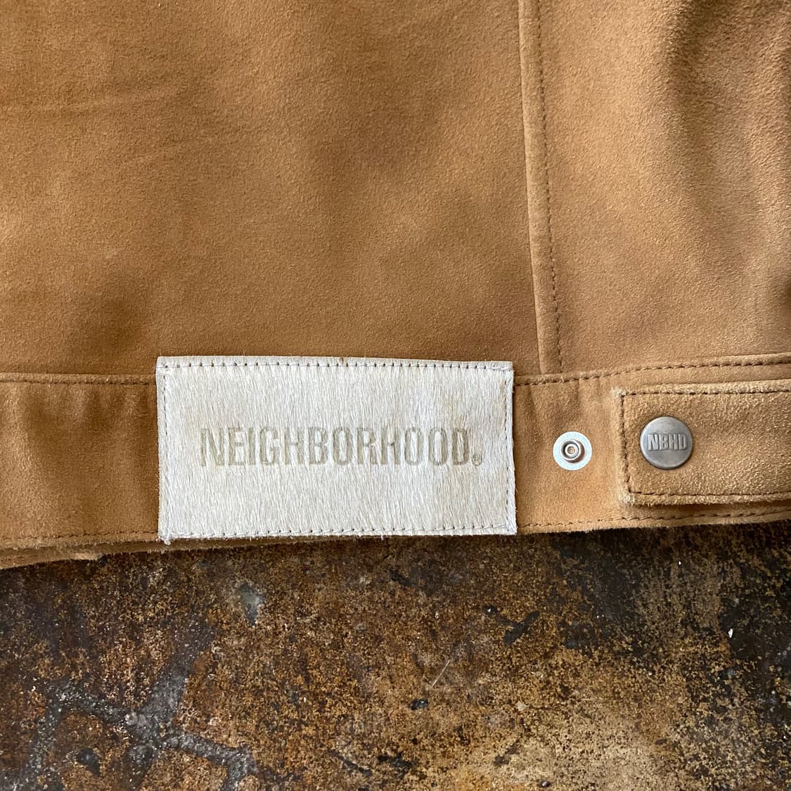(4) 네이버후드 가죽 스웨이드 자켓 상품이미지4