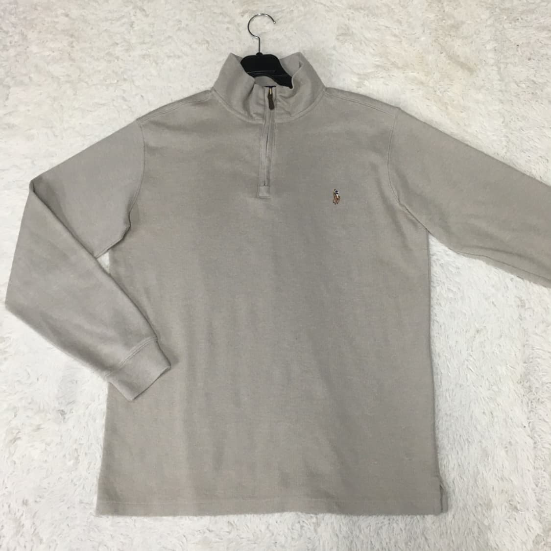 폴로 스몰포니 오트밀 하프집업 DD02 상품이미지1