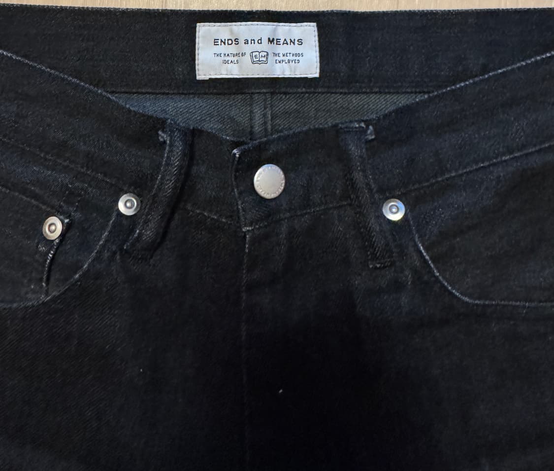 엔즈앤드민즈 5 Pockets Denim Black S 상품이미지4