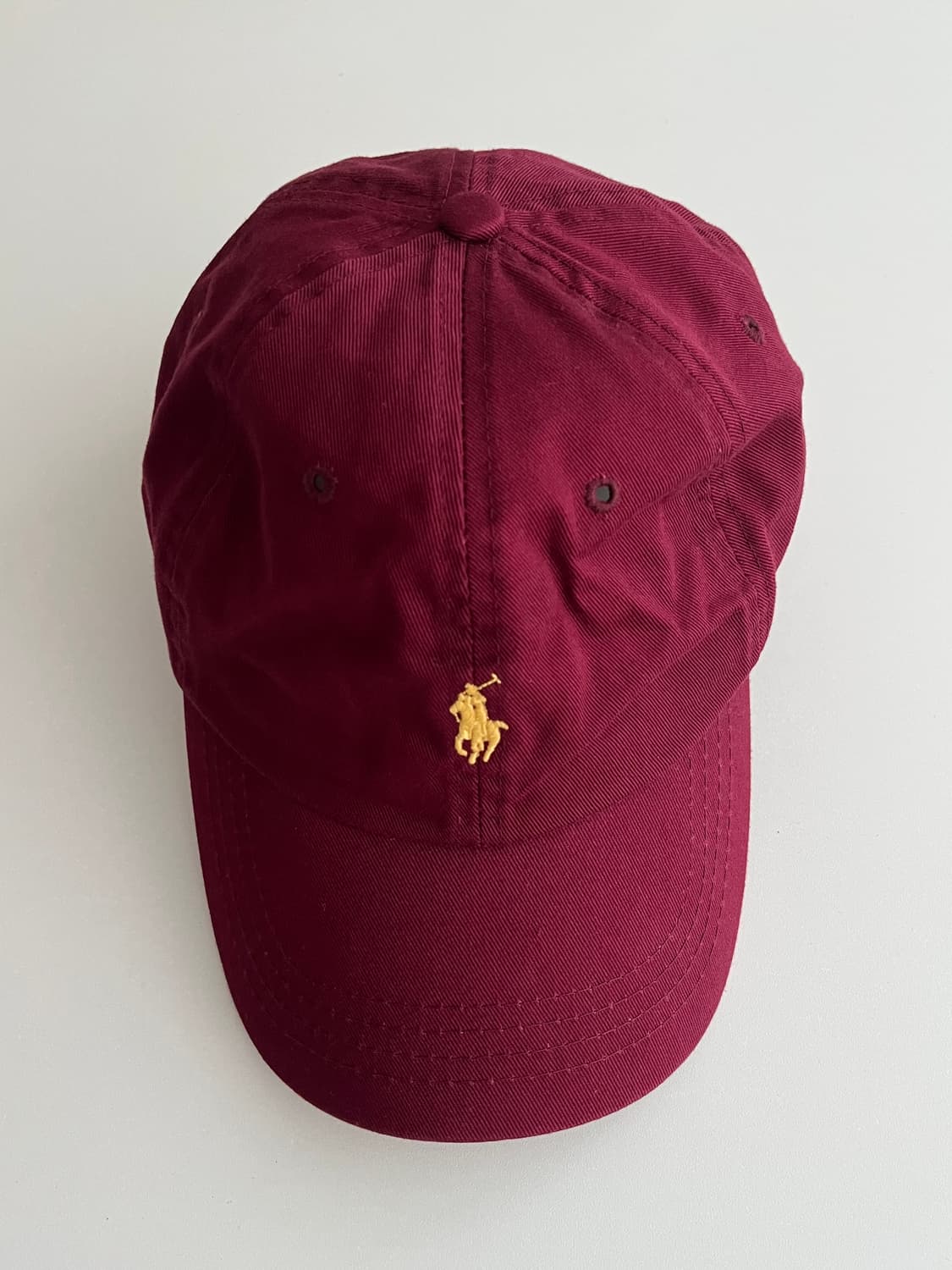 폴로 랄프로렌 빈티지 볼캡 버건디 상품이미지2