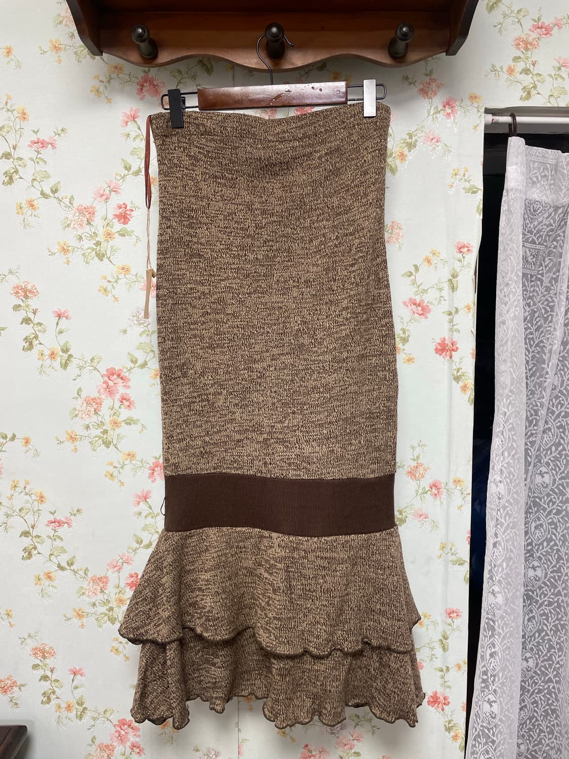 니트 머메이드 롱스커트 상품이미지2