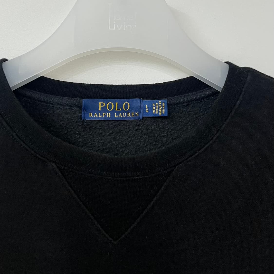 폴로 랄프로렌 신형 화이트 포니 블랙 맨투맨 상품이미지5