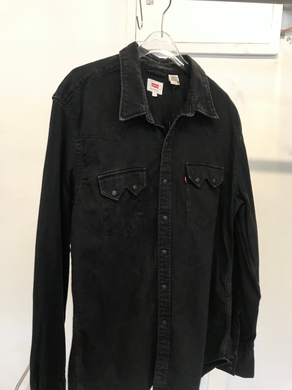 LEVI’S Black Denim Western Shirt Jacket 상품이미지3