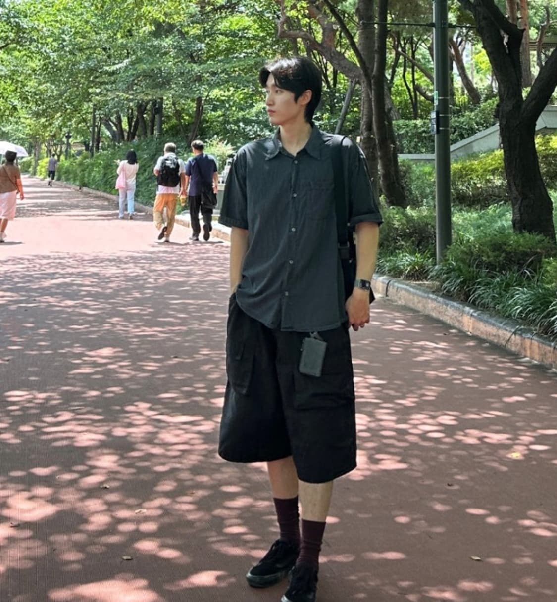 폴리테루 프론트 카고 1/2 블랙 [3] 상품이미지3