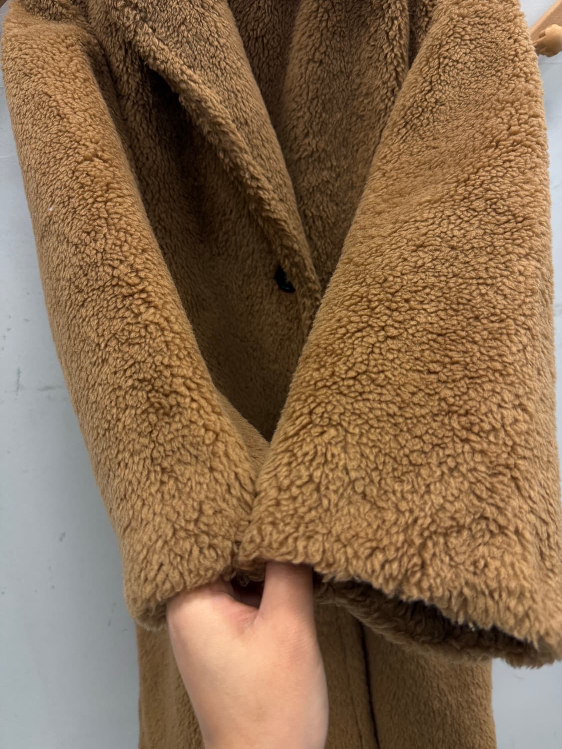 위켄드 막스마라 테디 코트 /카멜 브라운  상품이미지3