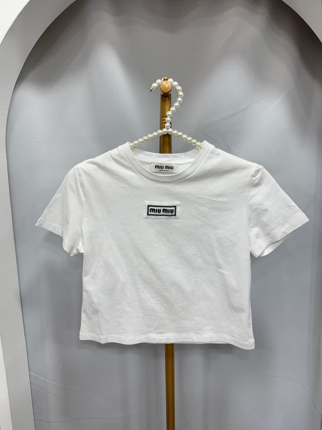 미우미우 반팔 티셔츠 XS 상품이미지1