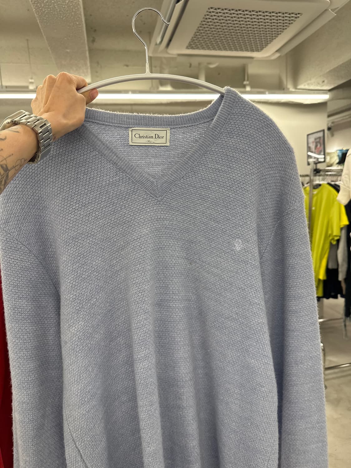 크리스찬디올 V넥 니트 상품이미지4