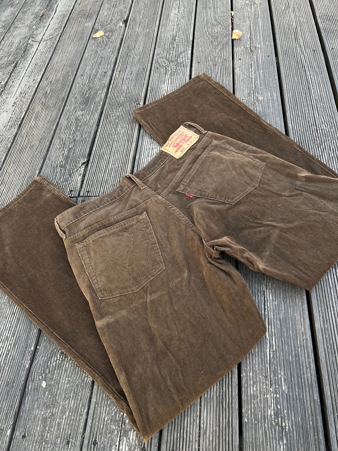 일본판 리바이스 537 부츠컷 팬츠 W33 상품이미지5