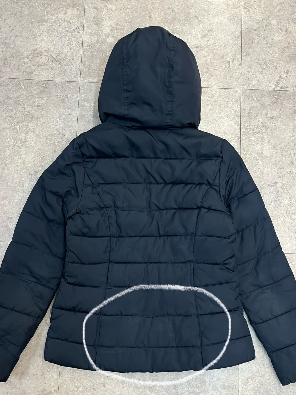 홀리스터 후드 패딩 자켓 블랙 M #csz2476 상품이미지8