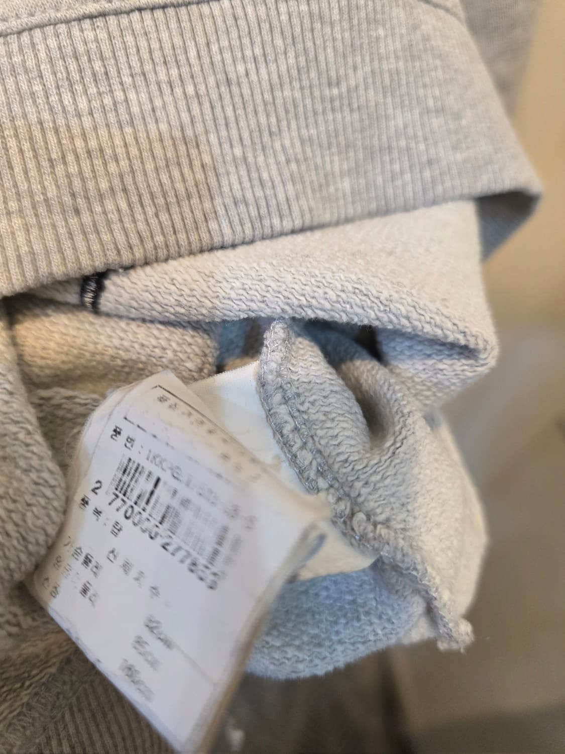 KENZO 겐조 그레이타이거 자수 맨투맨 S 상품이미지7