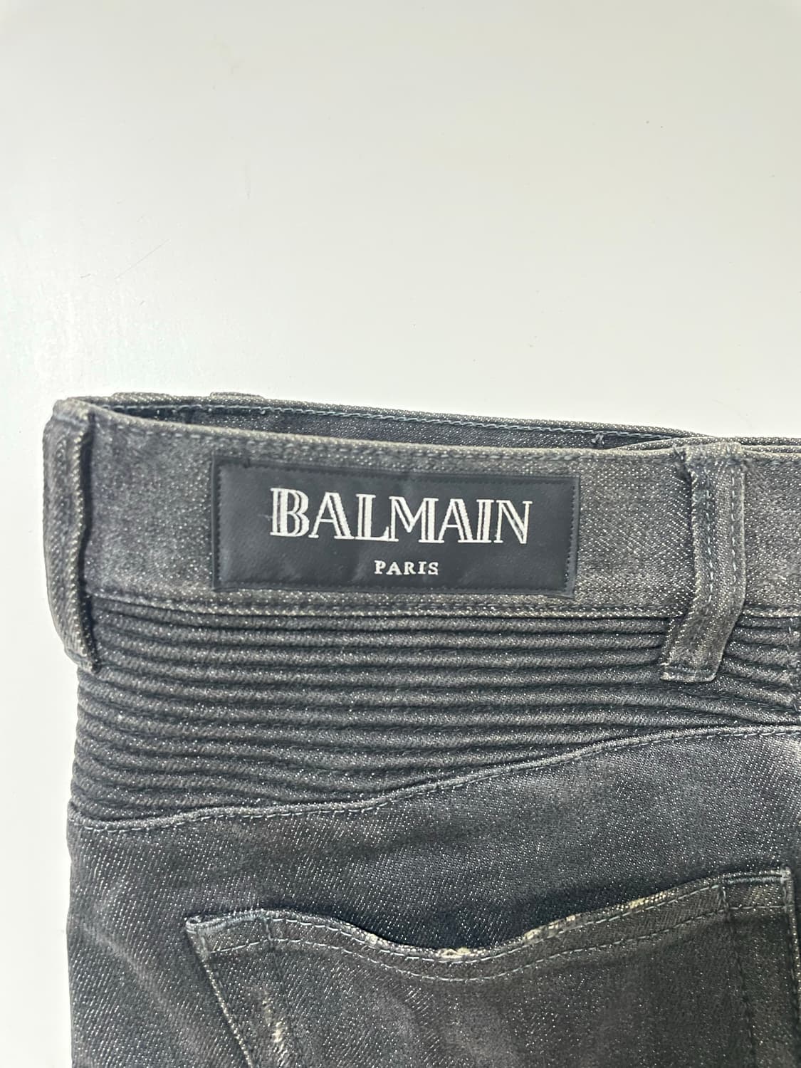 발망 슬림 바이커 진 상품이미지3