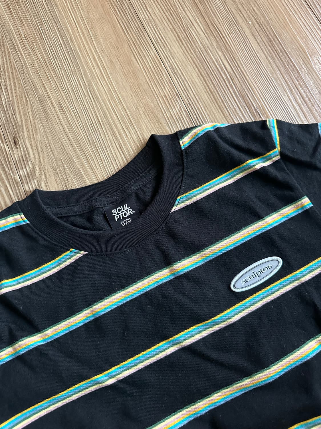 스컬프터 strike stripe crop 반팔  상품이미지1