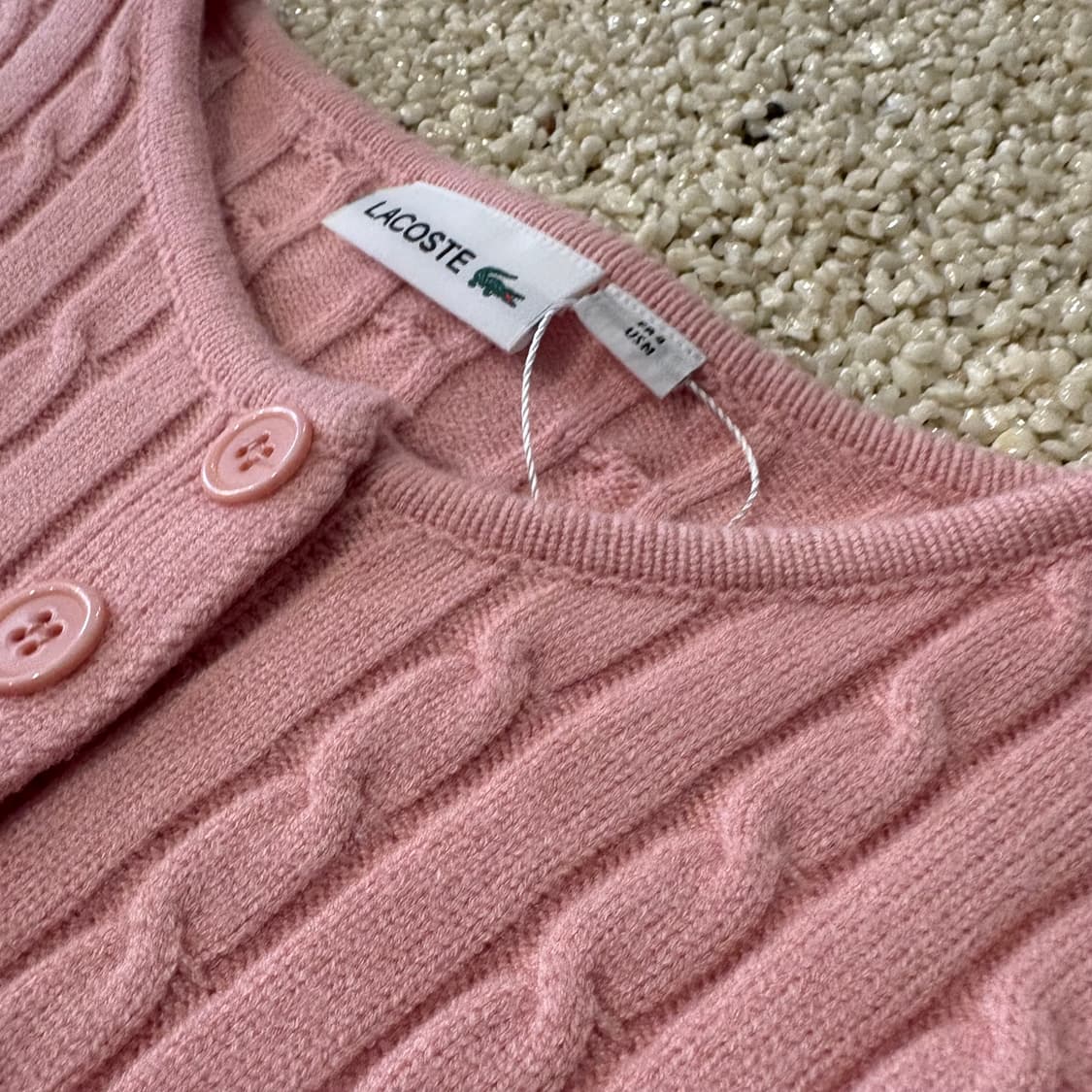 라코스테 긴팔 가디건⭐️250 상품이미지3