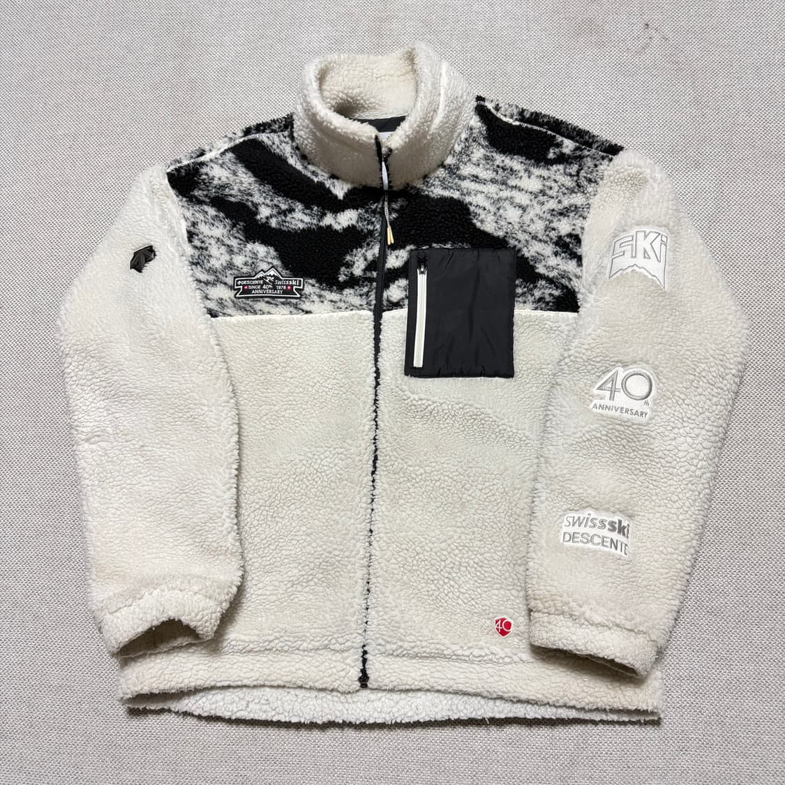 데상트 스위스 스키 40주년 플리스 자켓 상품이미지1