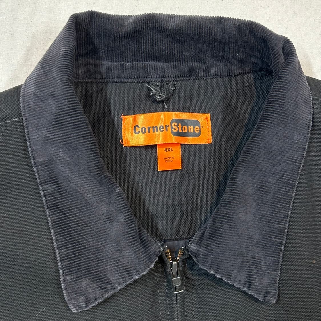 4XL) Corner Stone USA 워크웨어 디트로이트 자켓 블랙 상품이미지8