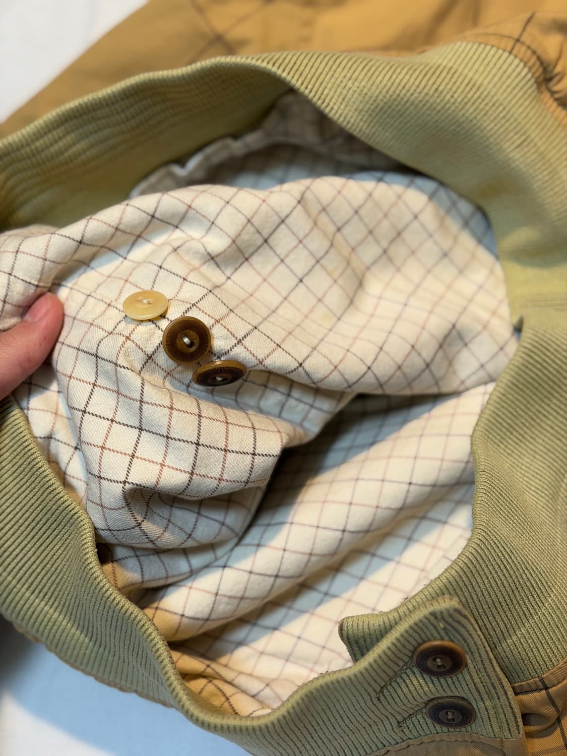 90s 폴로 랄프로렌 A-2 스윙탑 봄버자켓 베이지 상품이미지5