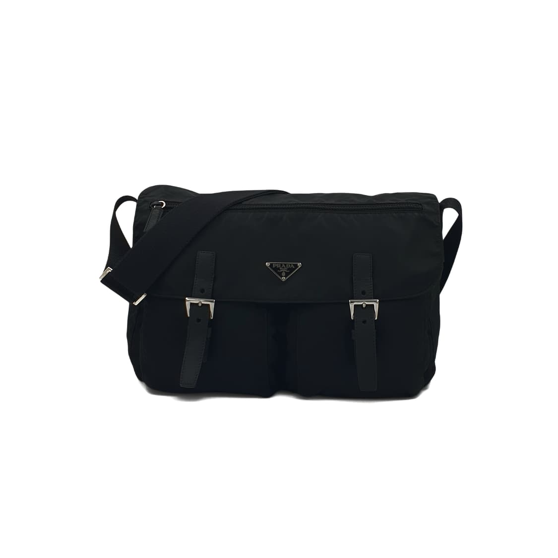 프라다 투포켓 블랙 메신저백 크로스백 숄더백 상품이미지1