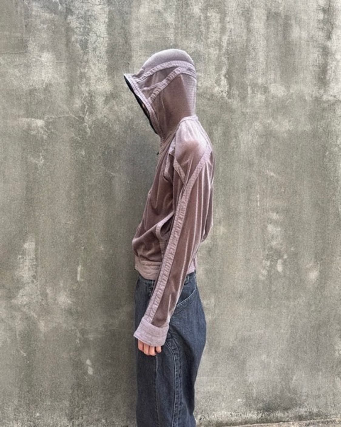 JIAN YE mesh hoodie 상품이미지4