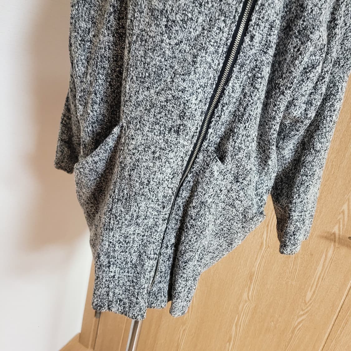 새상품) 포슬 빈티지핏 자켓 카라배색 자켓 차콜그레이 상품이미지2