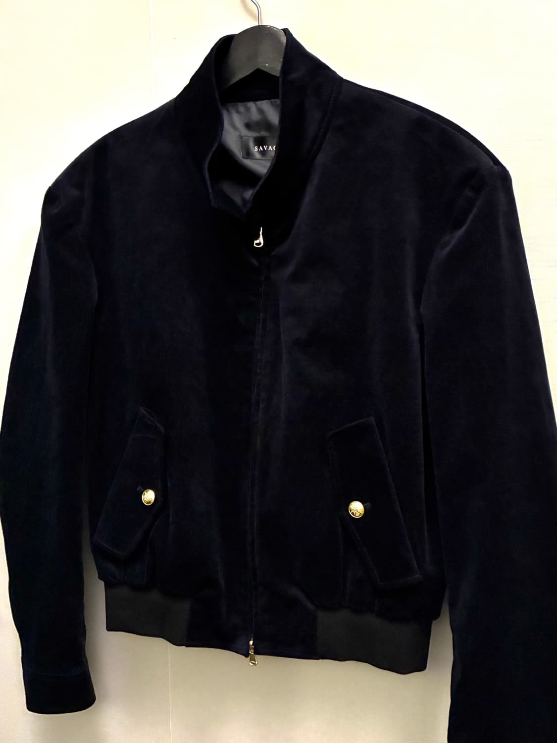 (M)25s Savage 세비지 코듀로이 투웨이 해링턴자켓 네이비 상품이미지3