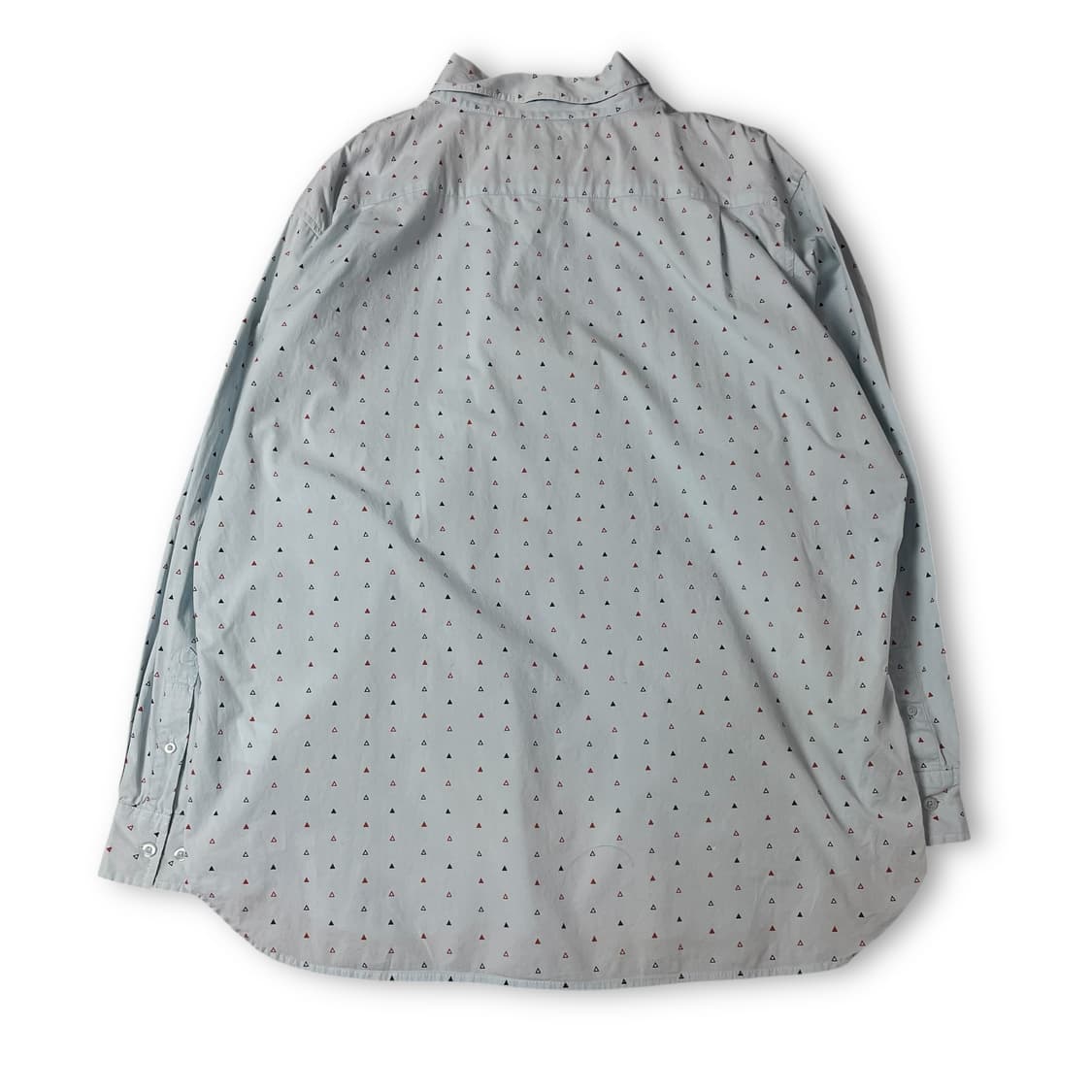 LEE 리 스카이블루 트라이앵글 패턴 긴팔 셔츠 XXL 상품이미지2