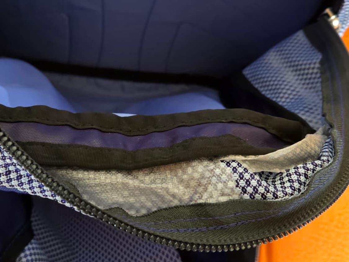 노스페이스 블루 체크 백팩 상품이미지9