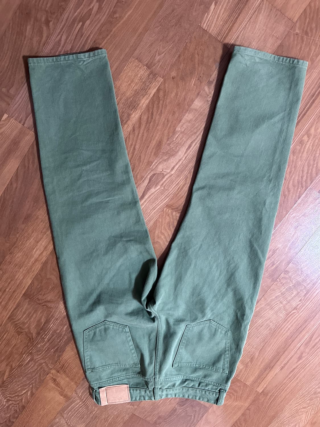 디스이즈네버댓 레귤러핏 데님 올리브 상품이미지3