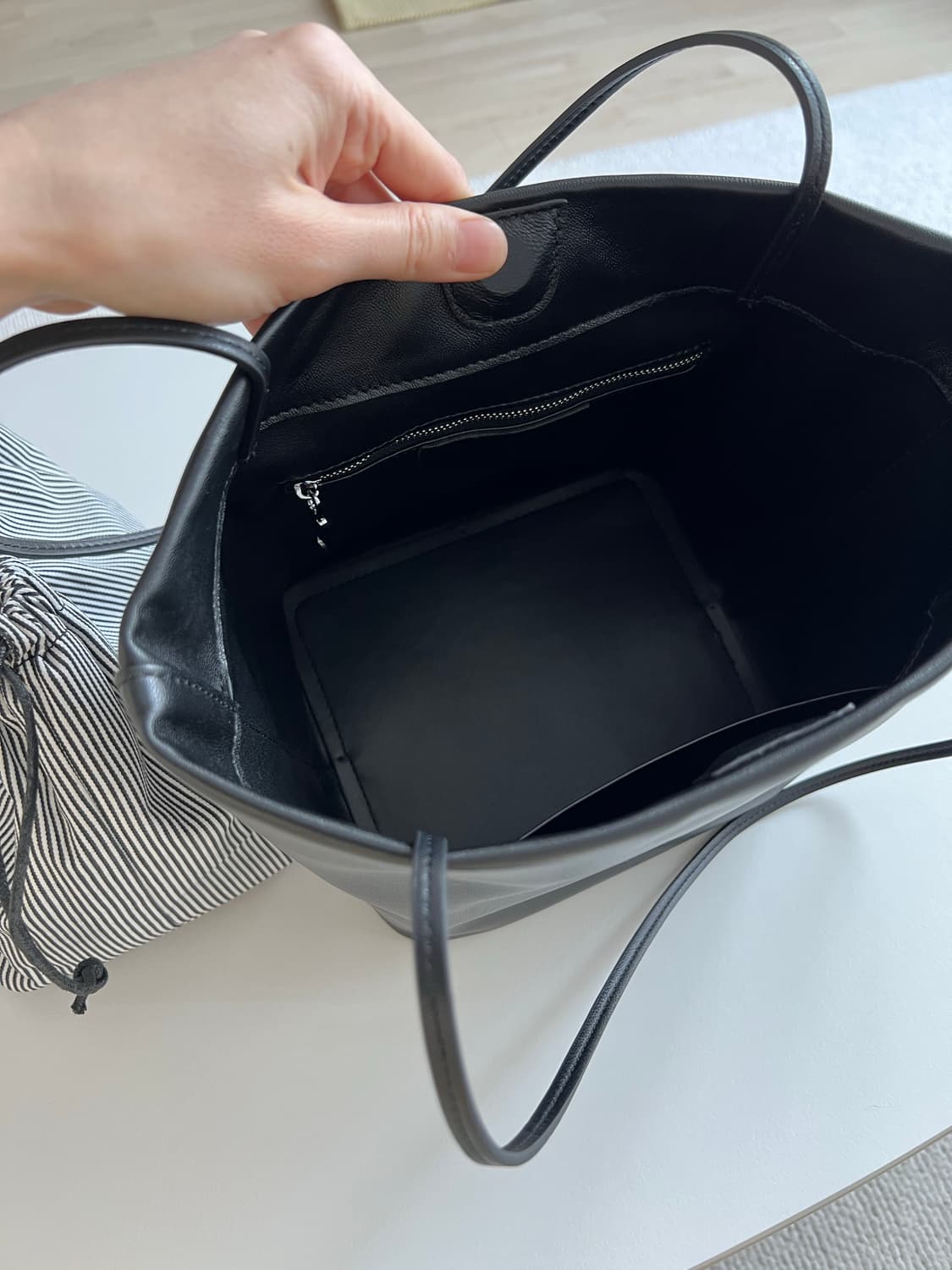 최상급 양가죽 숄더백 상품이미지7