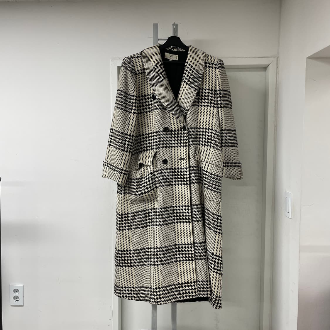 발렌티노 체크 코트 38(W) 상품이미지1