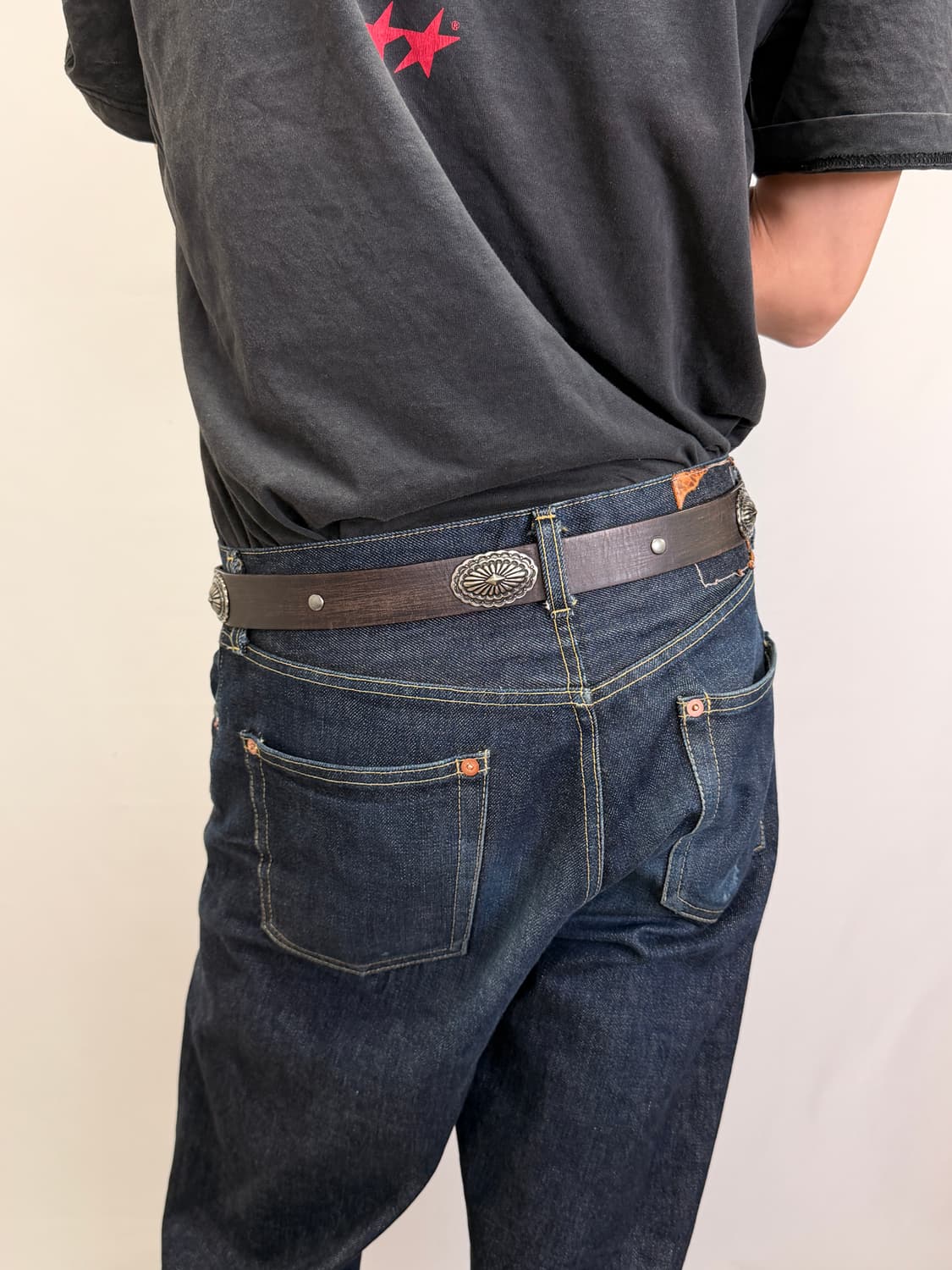 할리데이비슨 더블 버클 웨스턴 벨트 상품이미지2