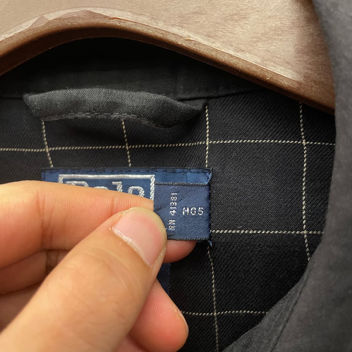 00s 폴로 랄프로렌 오리지널 체크 라이닝 스윙탑 블루종 자켓 상품이미지8