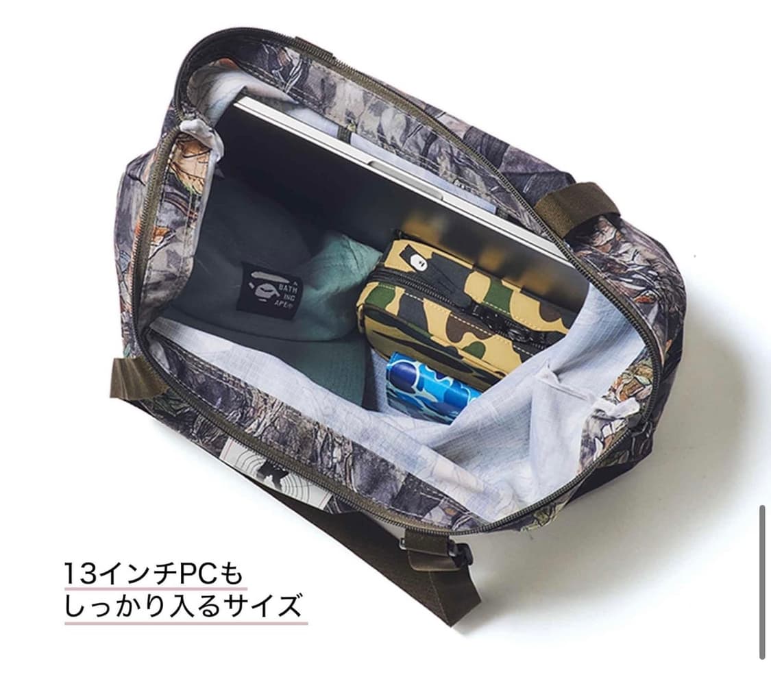 스마트 2025년 8-9월호 부록 베이프 가방 토트백 숄더백 상품이미지6