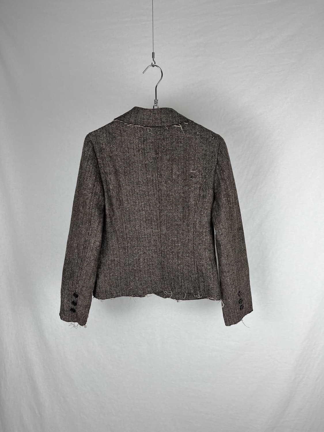 Vintage 밑단 디스컷팅 블레이저 상품이미지3