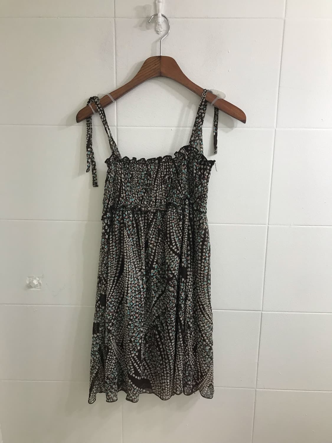 브라운 엑시즈팜 민트 원피스 니혼진 하구미 코디세트 상품이미지8