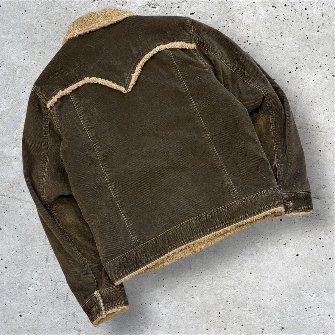 [L] 리바이스 코듀로이 쉐르파 트러커 자켓 브라운 C62 상품이미지2