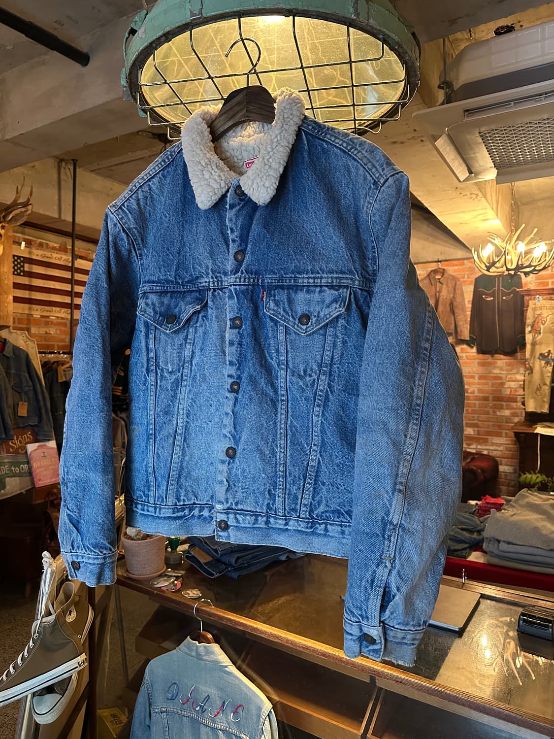 70s USA 빈티지 리바이스 3세대 셰르파 데님 자켓 상품이미지2
