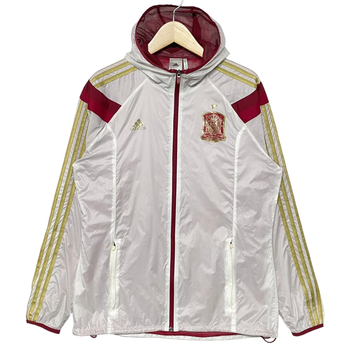 아디다스 스페인 국대 바람막이 자켓 화이트 상품이미지2