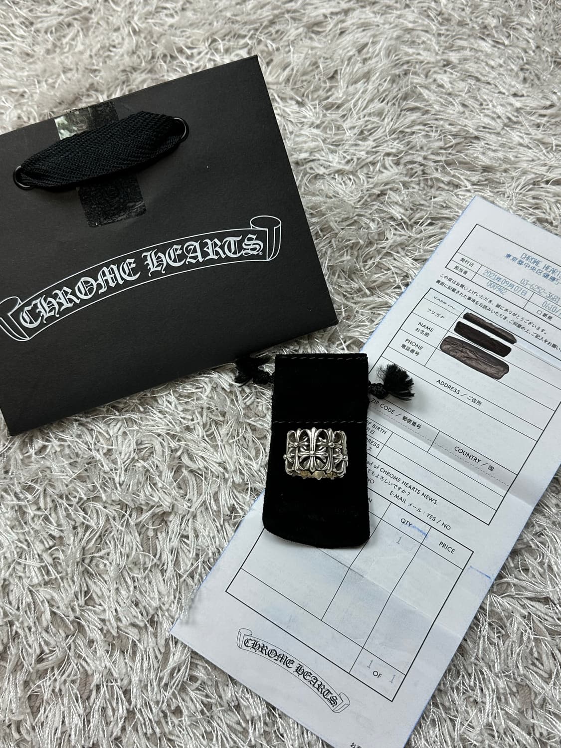 [US 9] 정품 크롬하츠 세메터리링 상품이미지1